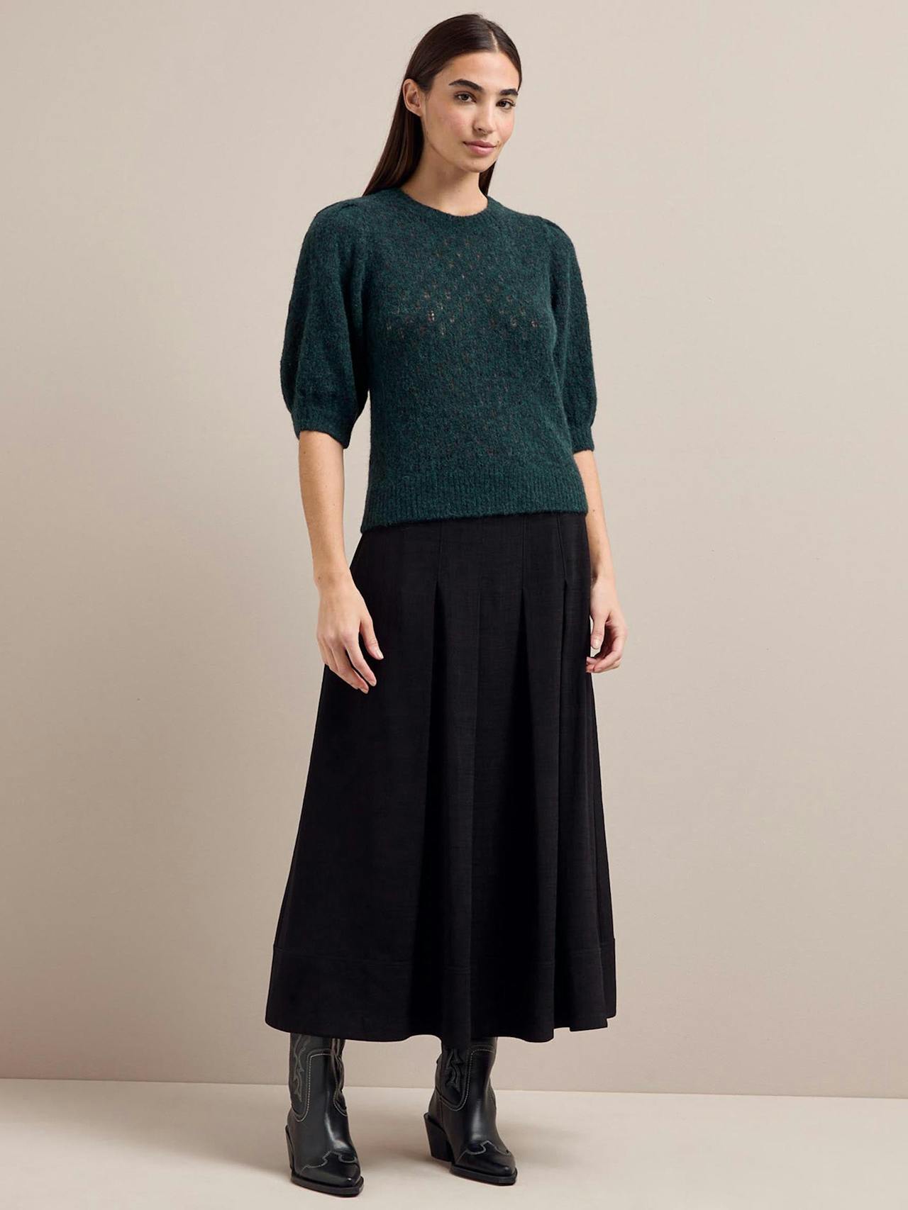 Dark green Jolie alpaca jumper Knit Cefinn    - Collagerie