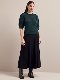 Dark green Jolie alpaca jumper Knit Cefinn    - Collagerie