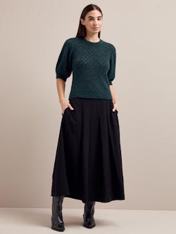 Dark green Jolie alpaca jumper Knit Cefinn    - Collagerie