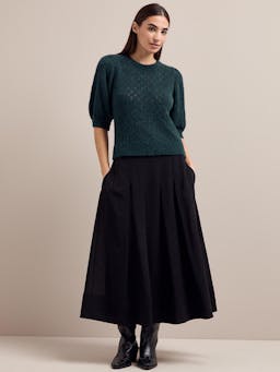 Dark green Jolie alpaca jumper Knit Cefinn    - Collagerie