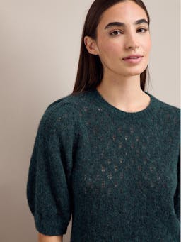 Dark green Jolie alpaca jumper Knit Cefinn    - Collagerie