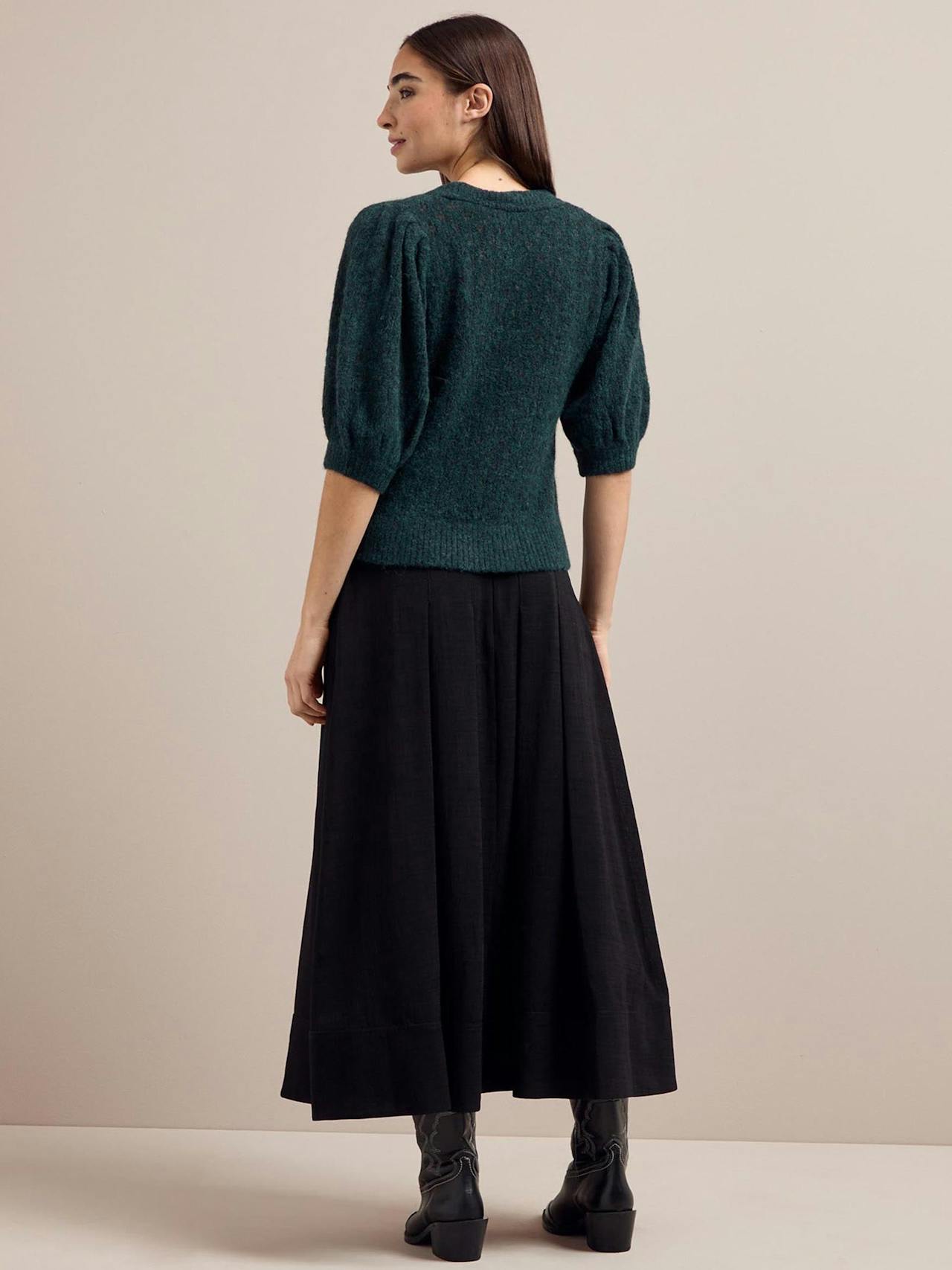 Dark green Jolie alpaca jumper Knit Cefinn    - Collagerie