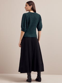 Dark green Jolie alpaca jumper Knit Cefinn    - Collagerie