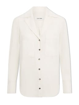 Cream Spencer silk shirt Shirt Cefinn    - Collagerie