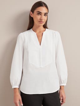 White Sadie organic cotton shirt Shirt Cefinn    - Collagerie