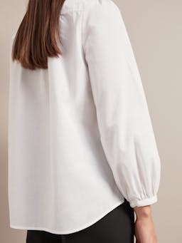 White Sadie organic cotton shirt Shirt Cefinn    - Collagerie