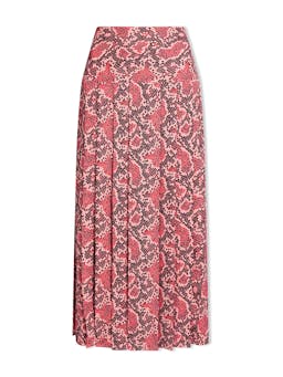 Pink snakeskin print Sienna maxi skirt Skirt Cefinn    - Collagerie