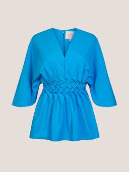 Enya olympic blue cotton top Clothing Roksanda    - Collagerie