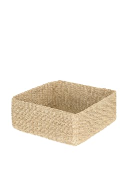 Medium abaca square storage basket Home Decor Rebecca Udall    - Collagerie