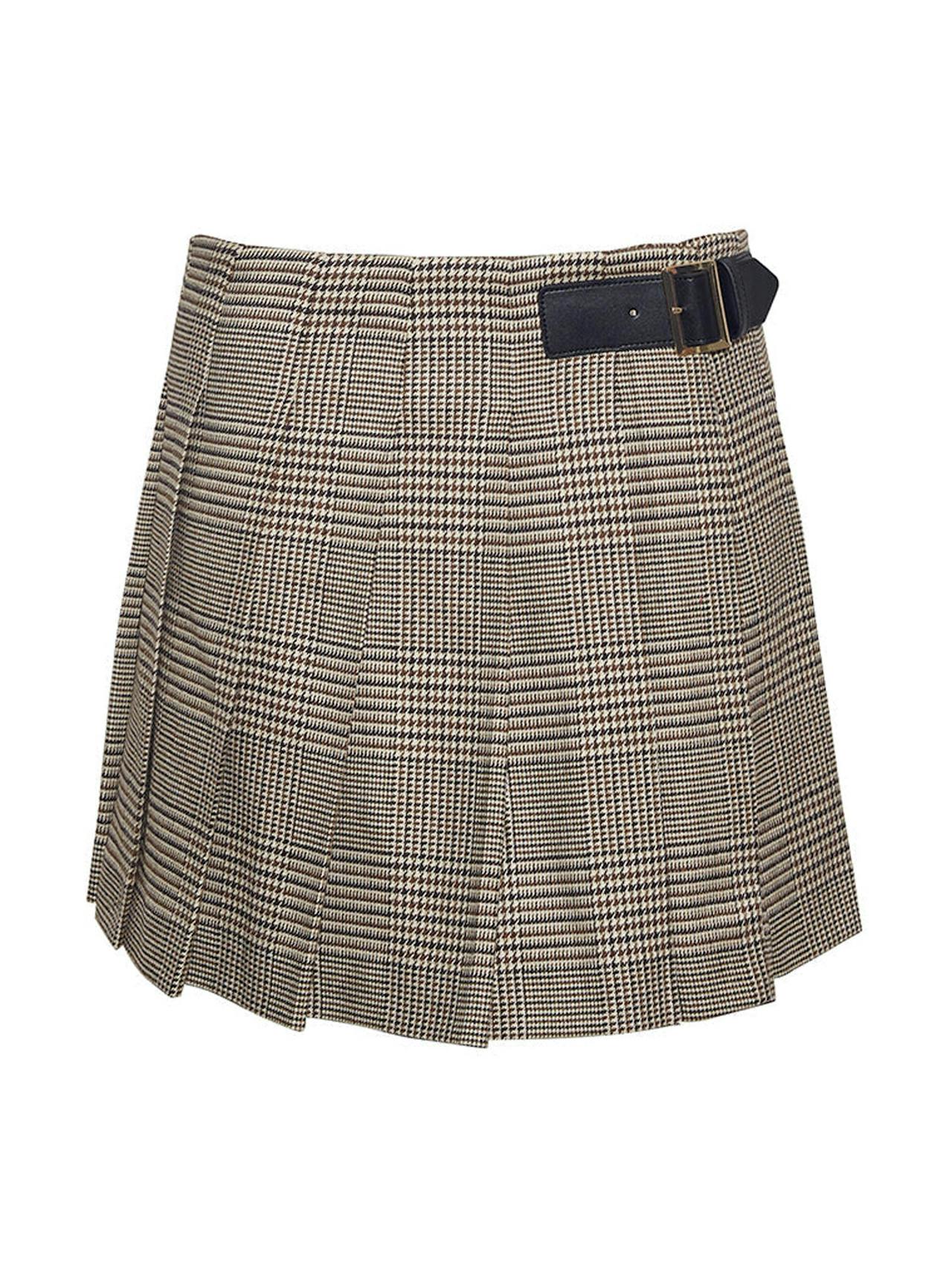 Glen hound plaid Abbey skirt