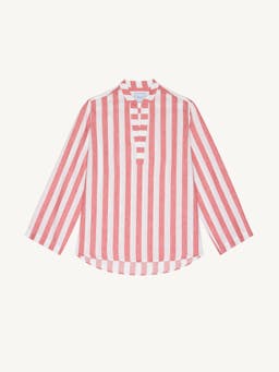 Ada: Weave, Strawberry stripe shirt Shirts With Nothing Underneath    - Collagerie