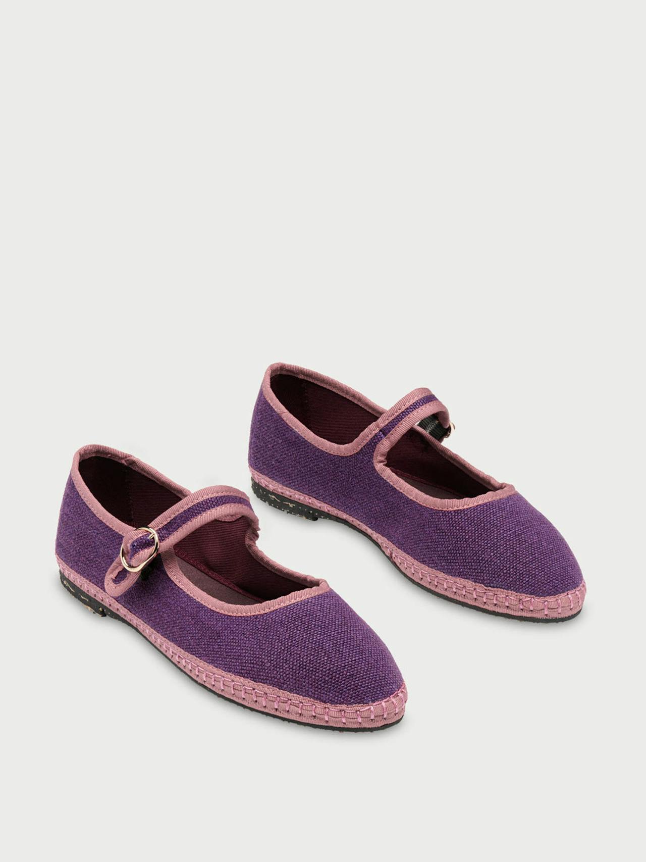 Purple Aeneas Mary Jane flats Mary Jane Flabelus    - Collagerie