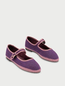 Purple Aeneas Mary Jane flats Mary Jane Flabelus    - Collagerie