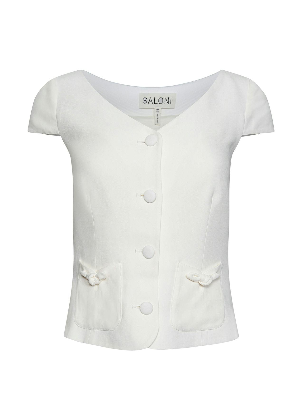 Ivory Alma jacket Top Saloni    - Collagerie