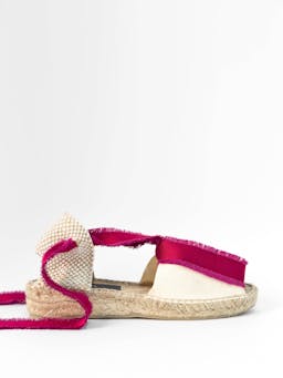 Exclusive pink fringed Amalia espadrilles Shoes Antonia's    - Collagerie