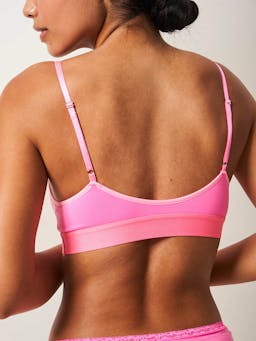 Hot pink t-shirt bra T-shirt Bra Stripe & Stare    - Collagerie