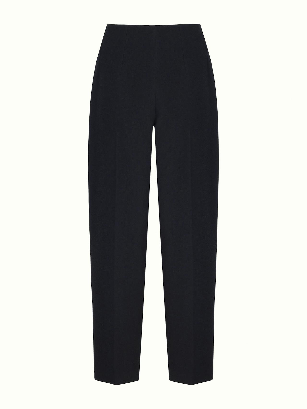 Arabella trousers in black double crepe