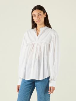 The Daphne shirt cotton voile, white Shirts With Nothing Underneath    - Collagerie