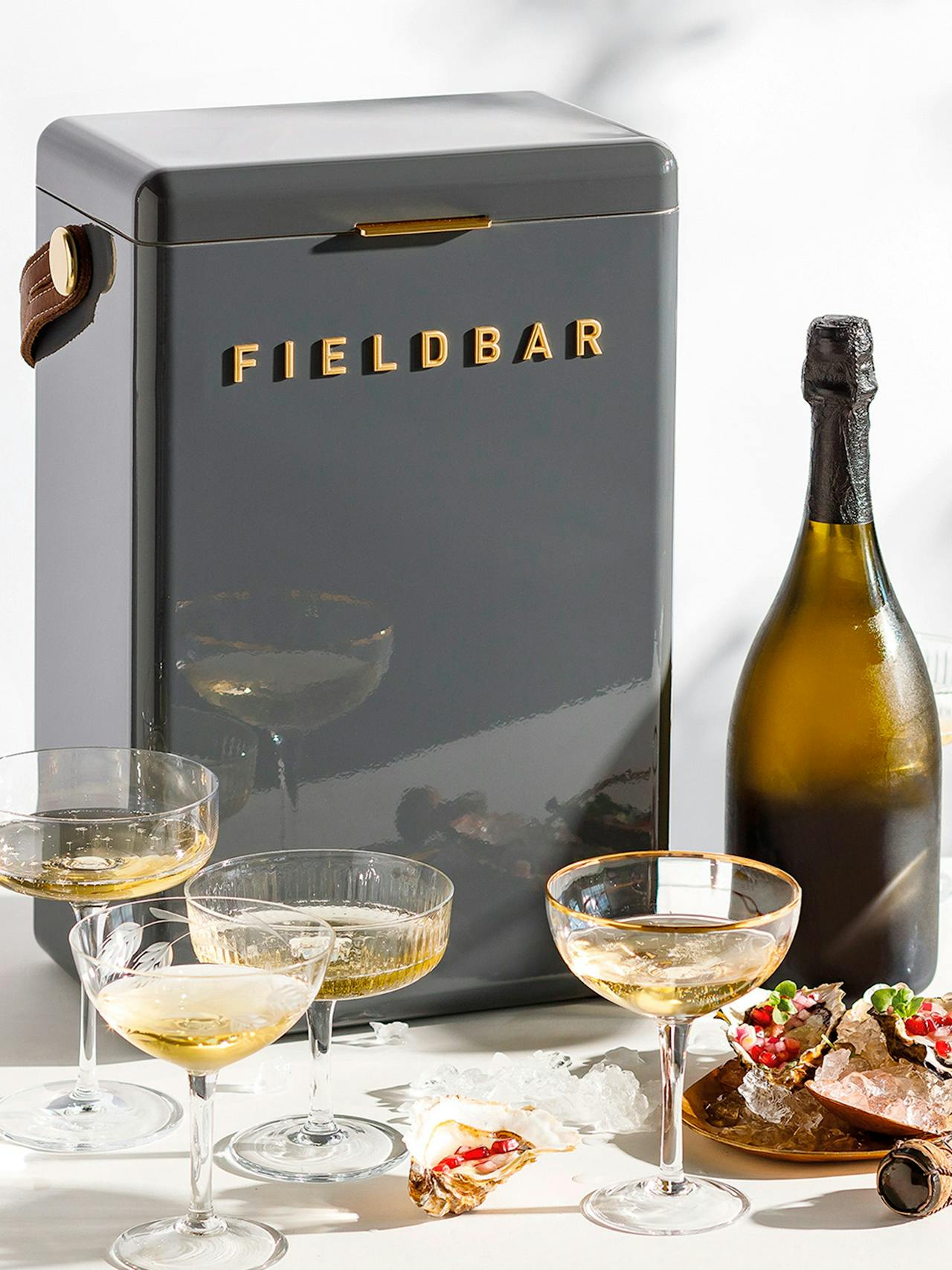 Oyster grey fieldbar drinks box  Hadeda    - Collagerie