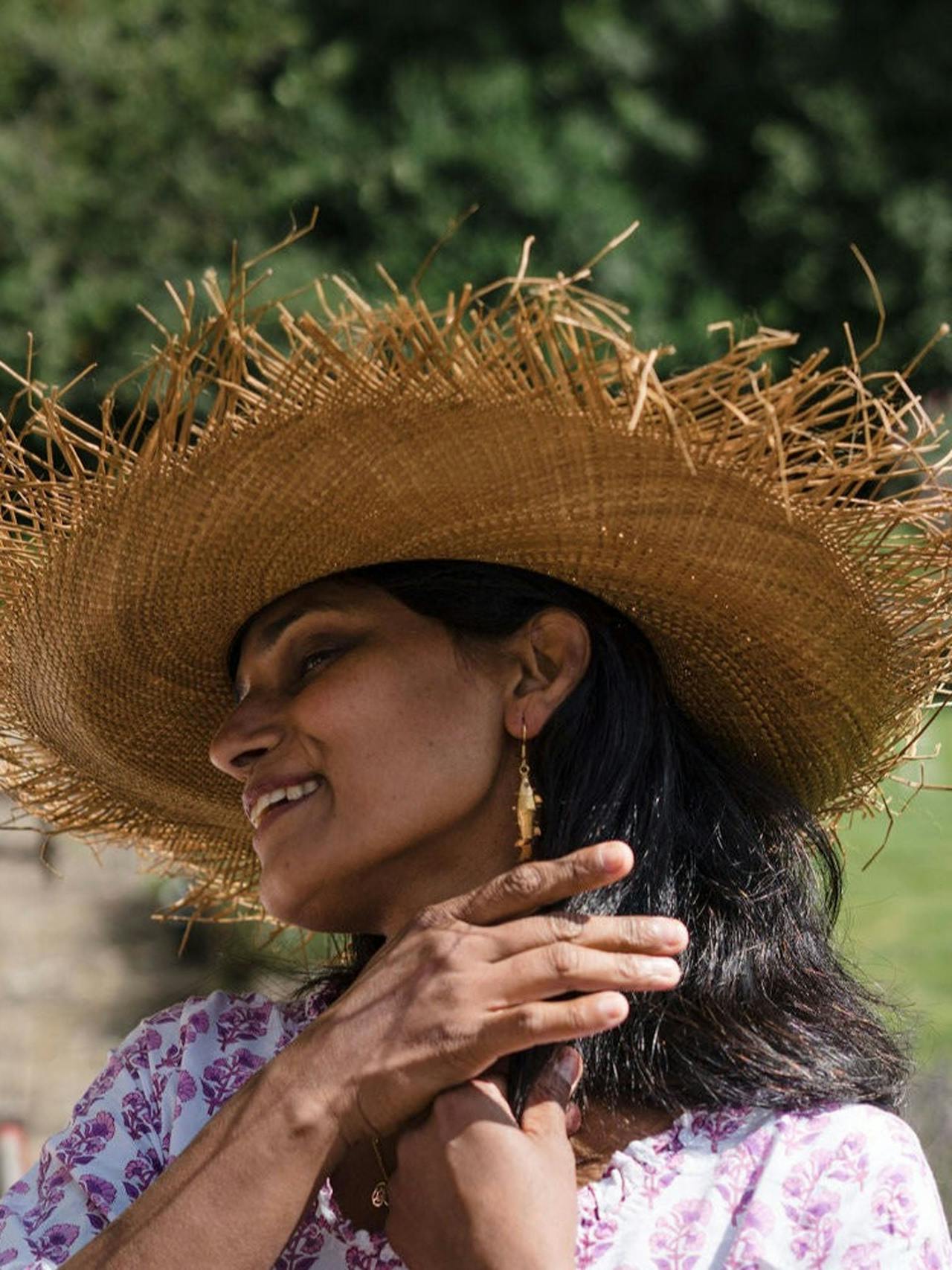 Sandona Woven Wide Brim Hat Hats The Colombia Collective    - Collagerie