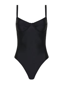 Black balconette maillot Womens Swimwear - One Pieces Matteau    - Collagerie