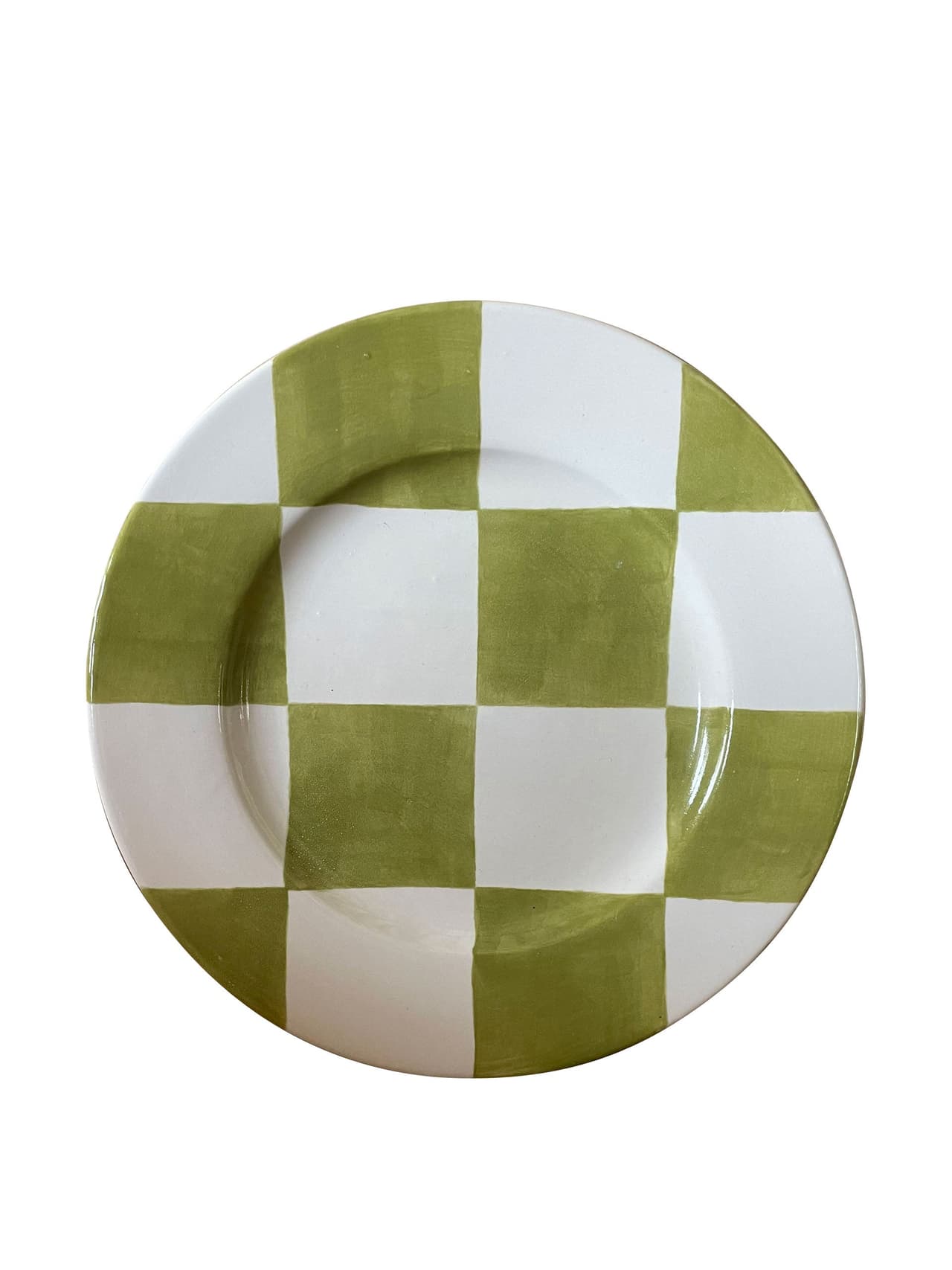 Big checkmate plate, green