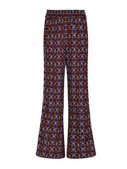 Burgundy lock Aubrielle stretch trousers TROUSER - AW24 Borgo De Nor    - Collagerie