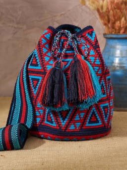 The Colombia Collective x Brora hand woven tassel tote bag AW24 Handbags The Colombia Collective    - Collagerie