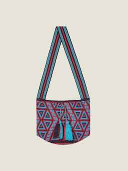 The Colombia Collective x Brora hand woven tassel tote bag AW24 Handbags The Colombia Collective    - Collagerie