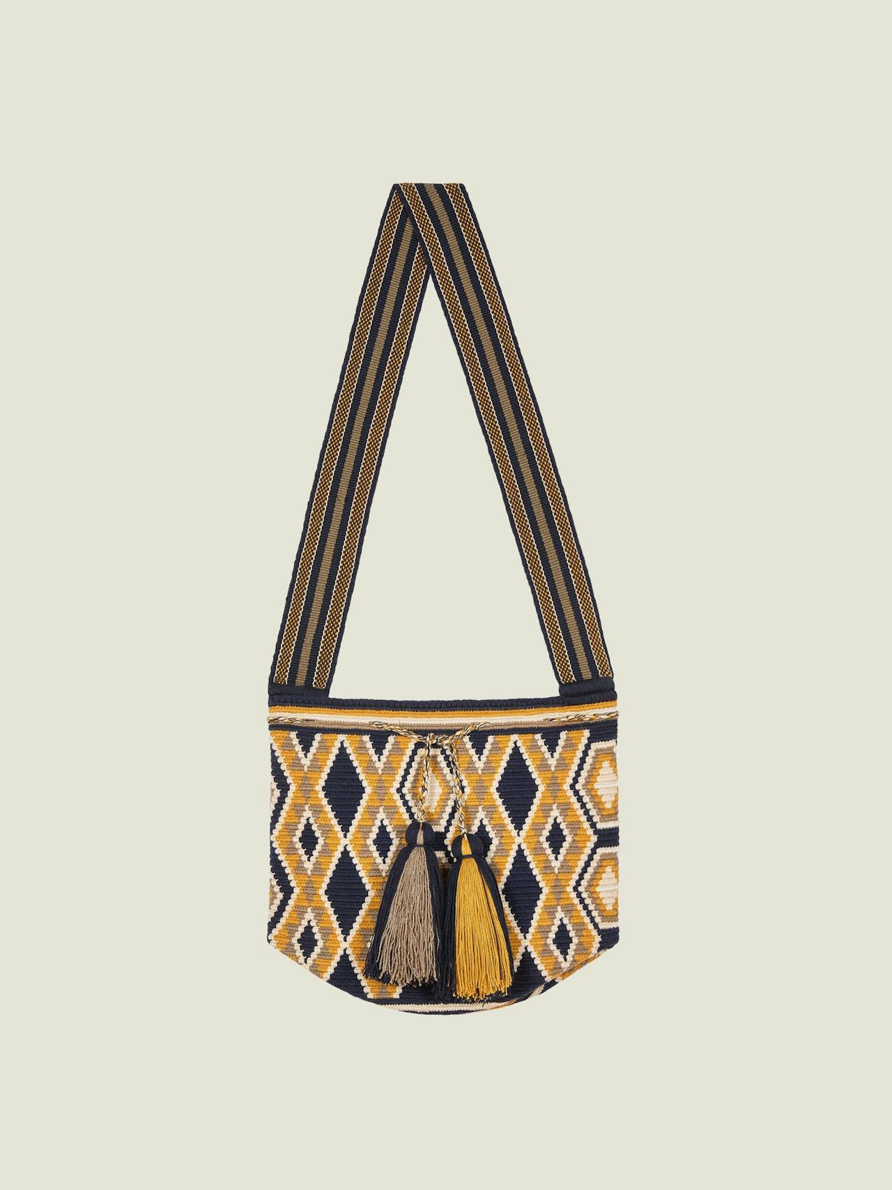 The Colombia Collective x Brora hand woven tassel tote bag AW24 Handbags The Colombia Collective    - Collagerie