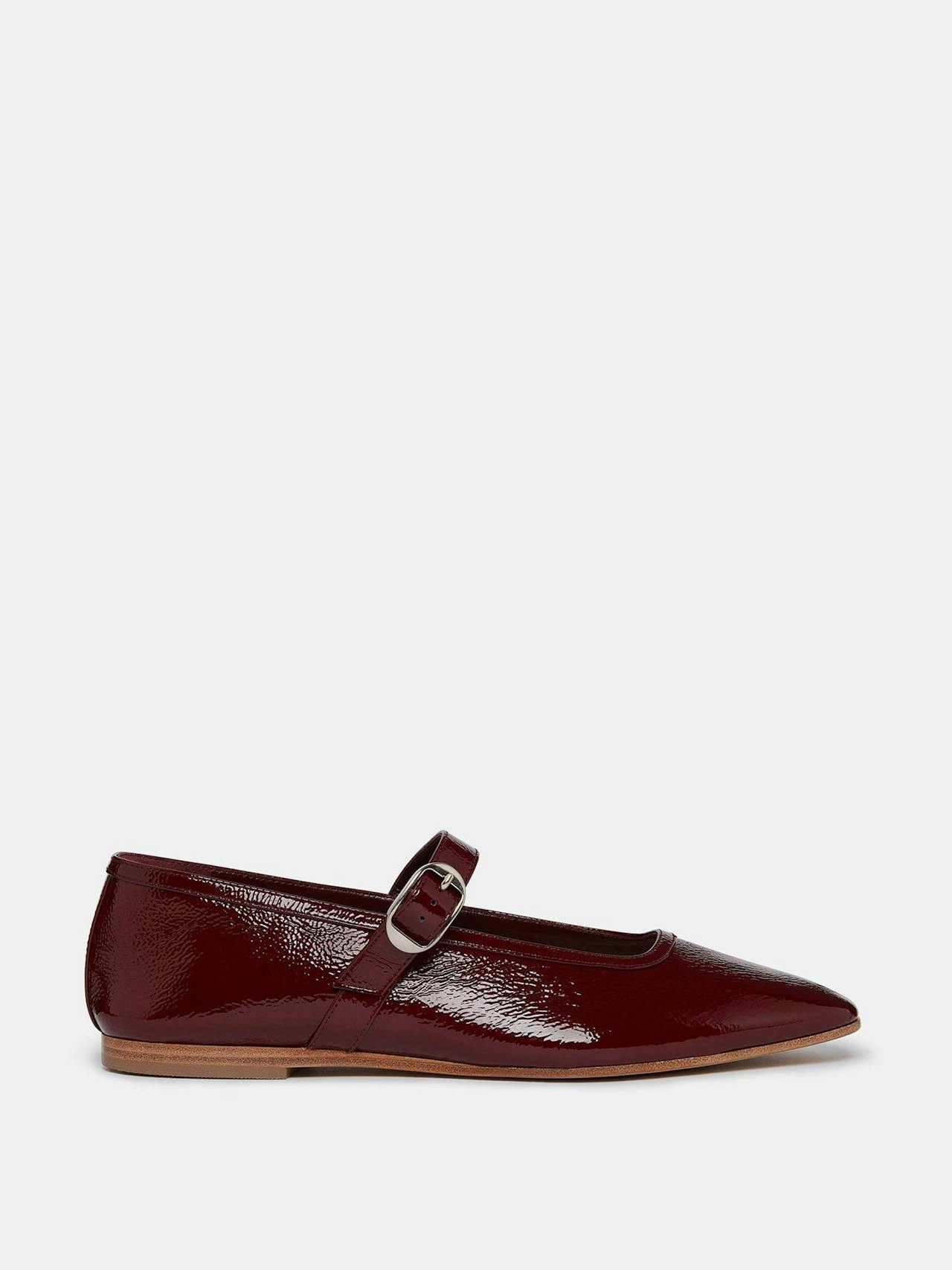 Oxblood patent leather Mary Jane ballet flats Footwear Le Monde Beryl    - Collagerie