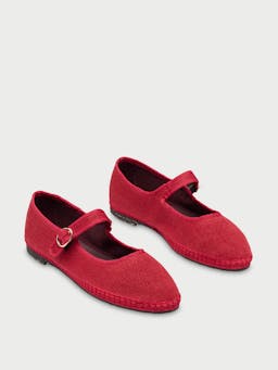 Red Baggins Mary Jane flats Mary Jane Flabelus    - Collagerie