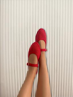 Red Baggins Mary Jane flats Mary Jane Flabelus    - Collagerie