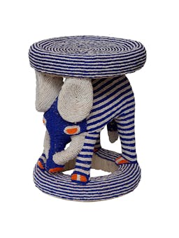 Bamileke Beaded Stool XV Furniture Dar Leone    - Collagerie