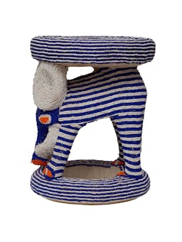 Bamileke Beaded Stool XV Furniture Dar Leone    - Collagerie