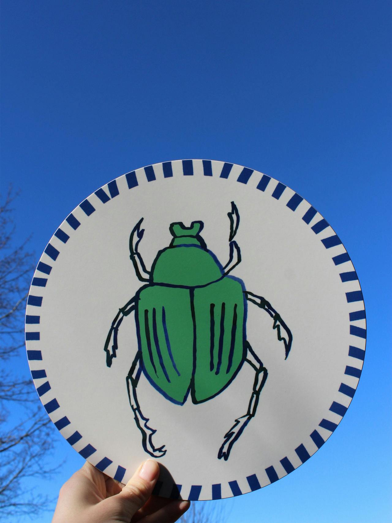 Beetle placemat Placemat Amuse La Bouche    - Collagerie