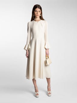 Yahvi cream dress Clothing Beulah London    - Collagerie