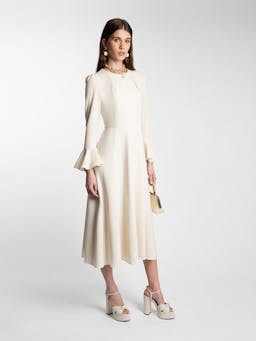 Yahvi cream dress Clothing Beulah London    - Collagerie