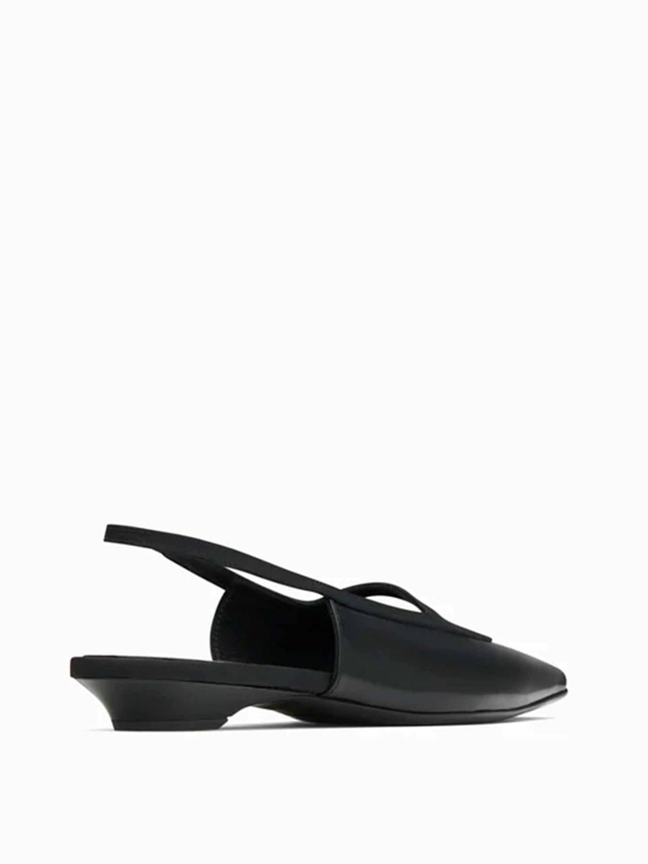 Black Sabik slingback kitten heels Shoes NEOUS    - Collagerie