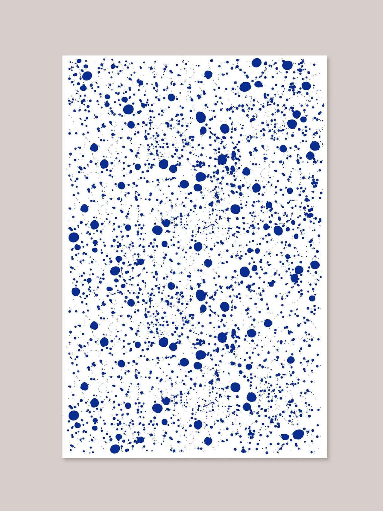 Electric Blue Hot Pottery X Polkra tablecloth