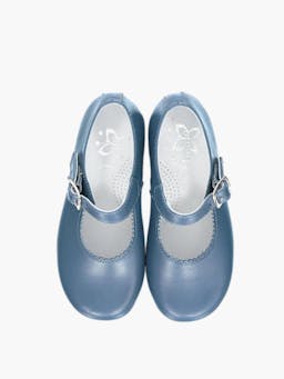 Blue Mary Jane girl shoes Child Shoes Amaia    - Collagerie