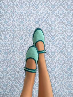 Blue Boromir Mary Jane flats Mary Jane Flabelus    - Collagerie