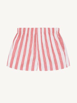 The Boxer: Weave, Strawberry stripe shorts Shorts With Nothing Underneath    - Collagerie