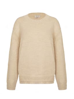 Ecru Brampton crewneck jumper Jumper Herd Extra Small Ecru  - Collagerie