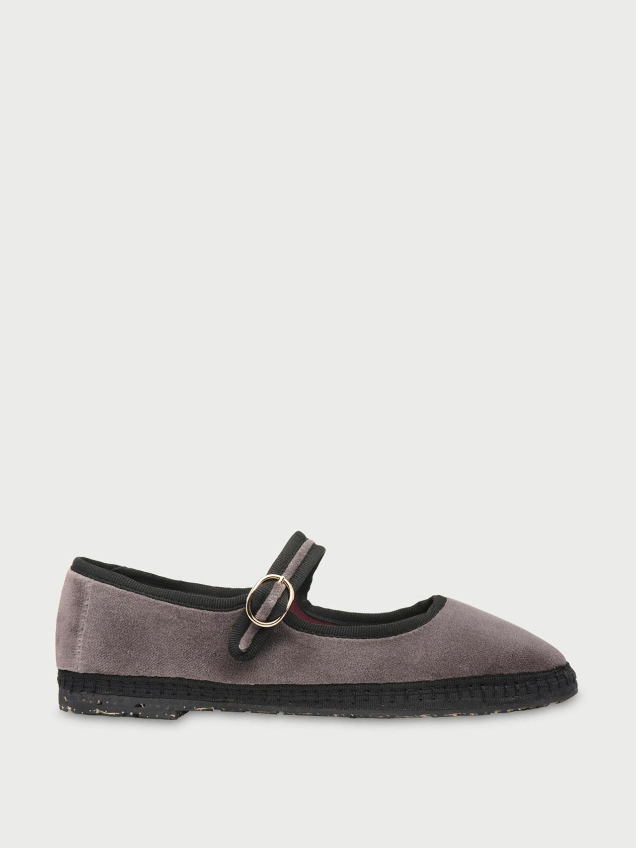 Velvet Brida Mary Jane flats