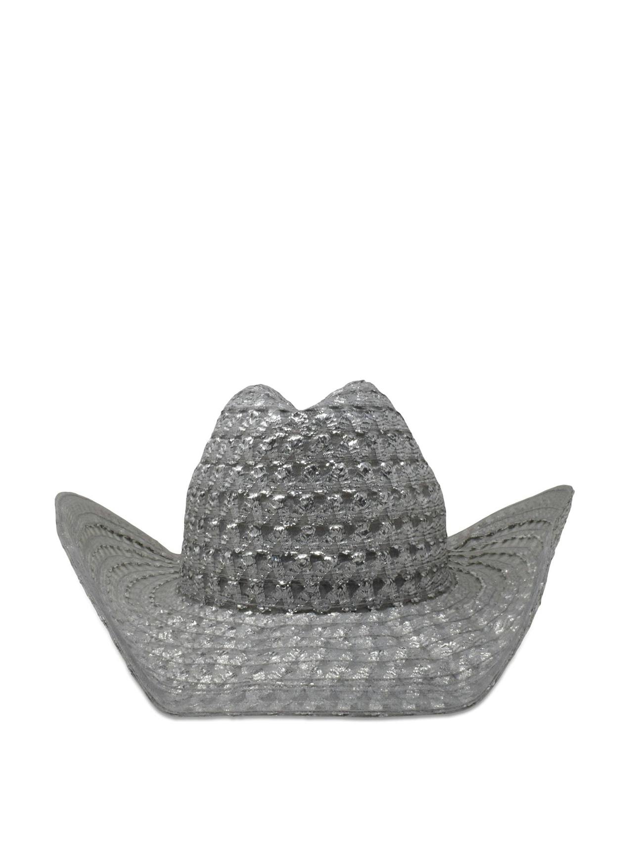 Silver horsehair braid Britney hat Accessories Gigi Burris    - Collagerie