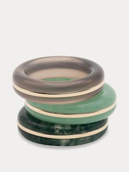 Essential green aventurine stacking ring Jewellery & Watches By Pariah    - Collagerie