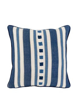 Raya blue square cushion cushion Wicklewood    - Collagerie