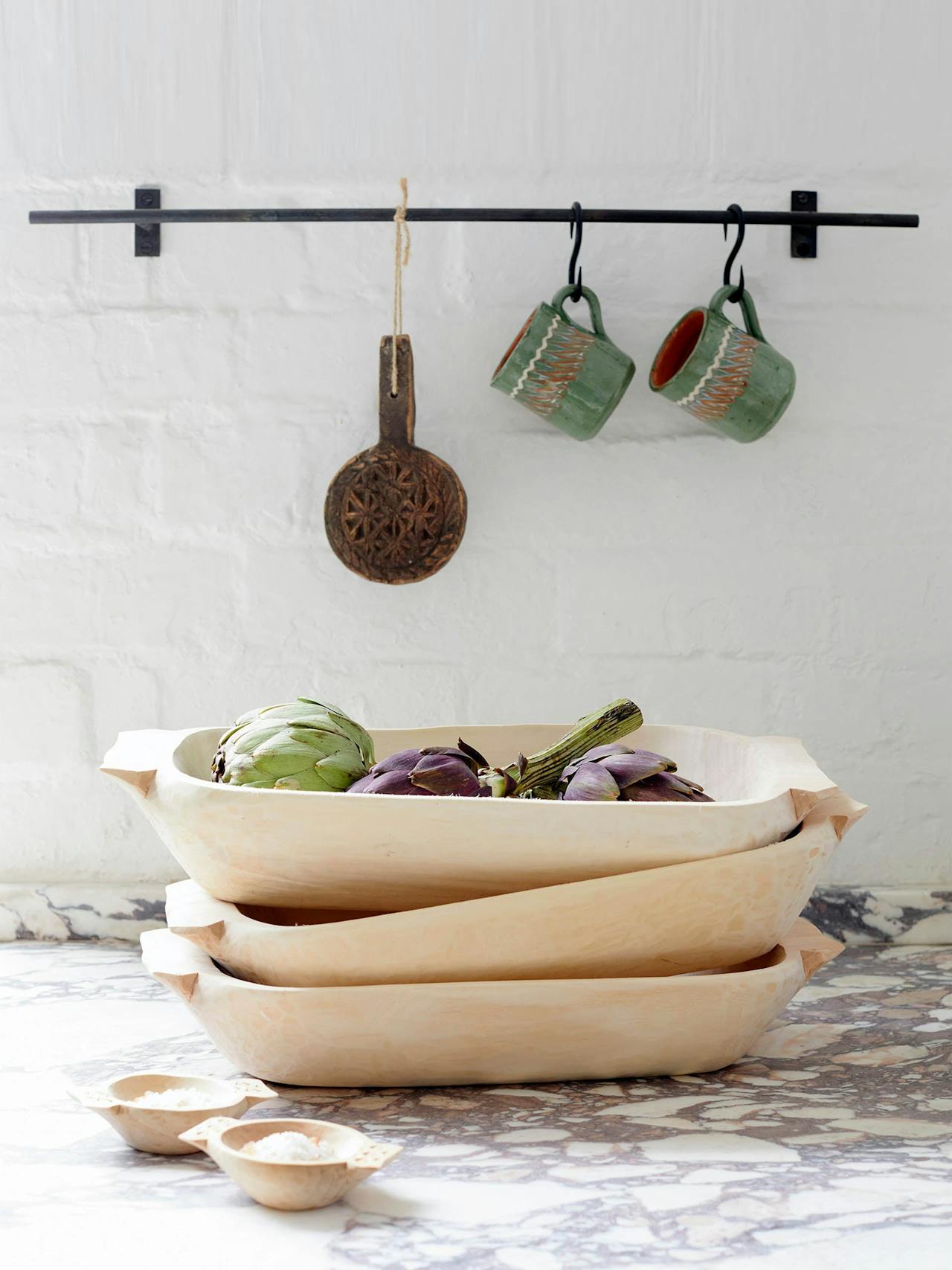 Small wooden dough bowl  Casa de Folklore    - Collagerie