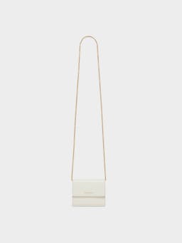 Chain wallet in cream SLG J&M Davidson    - Collagerie